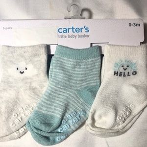 9 pair of infant socks Bundle - NEW Carter's